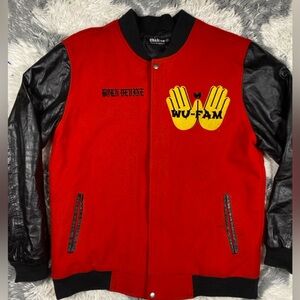 Chahine Sports Wear A dove Wu-Fam Wool Varsity  Jacket Size 2XL